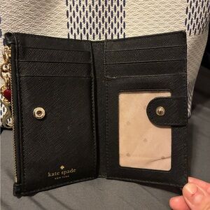 Gently used - Kate Spade Black Card Holder